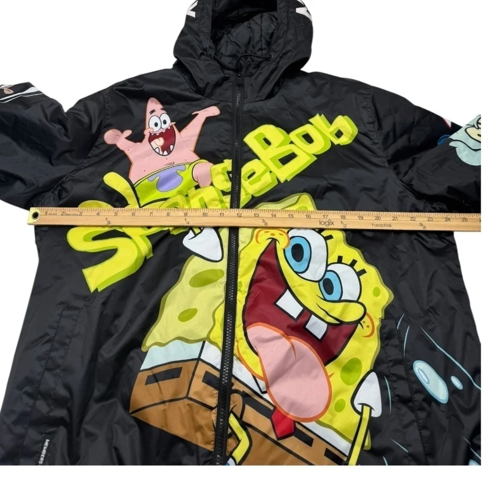 Members Only X Nickelodeon SpongeBob SquarePants Puffer All Over Print Jacket Co